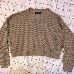Oversized Cropped Sweater